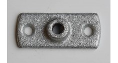 Galvanised metric steel backplate 404G